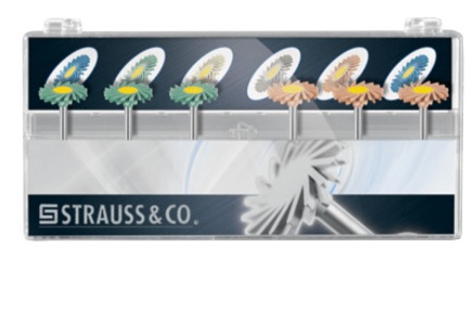 סט גומיות לליטוש זירוקניה שטראוס RDRAZKIT1