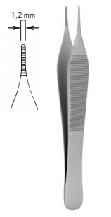 פינצטה LEIBINGER 182/61 ADSON
