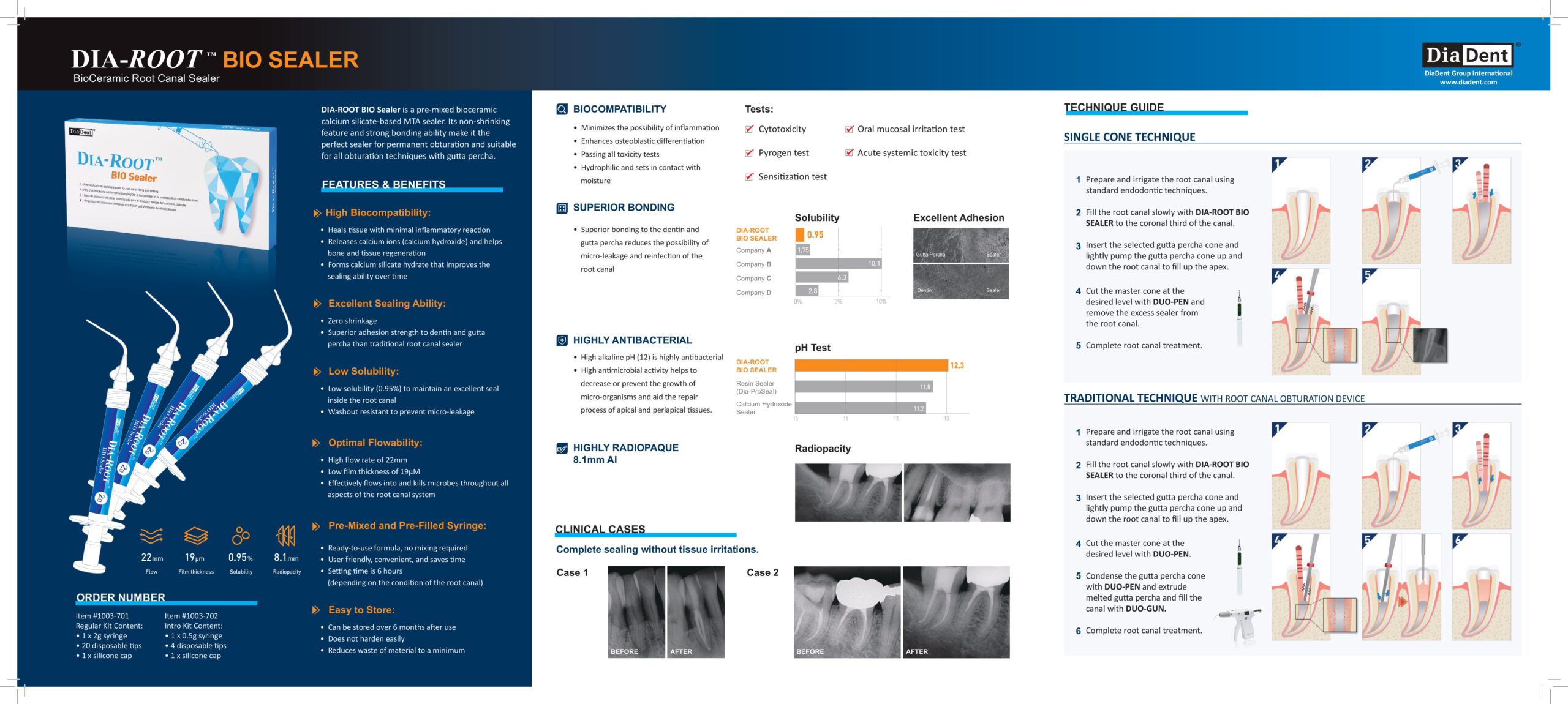 DIA ROOT BIO SEALER לאיטום תעלות